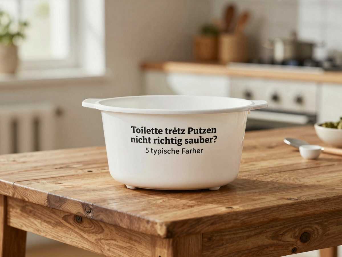 Toilette trotz Putzen nicht richtig sauber? 5 typische Fehler