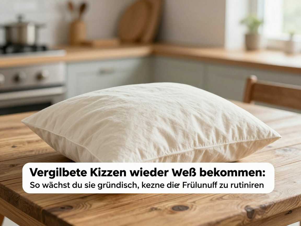 Vergilbte Kissen wieder weiß bekommen: So wäschst du sie gründlich, ohne die Füllung zu ruinieren