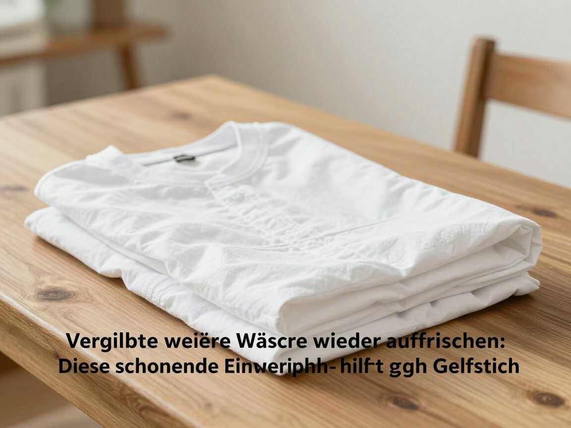 Vergilbte weiße Wäsche wieder auffrischen: Diese schonende Einweich-Methode hilft gegen Gelbstich