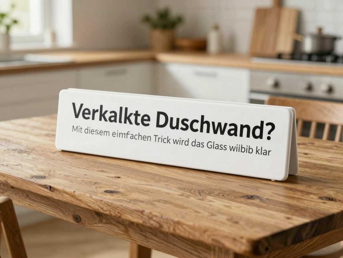 Verkalkte Duschwand? Mit diesem einfachen Trick wird das Glas wieder klar