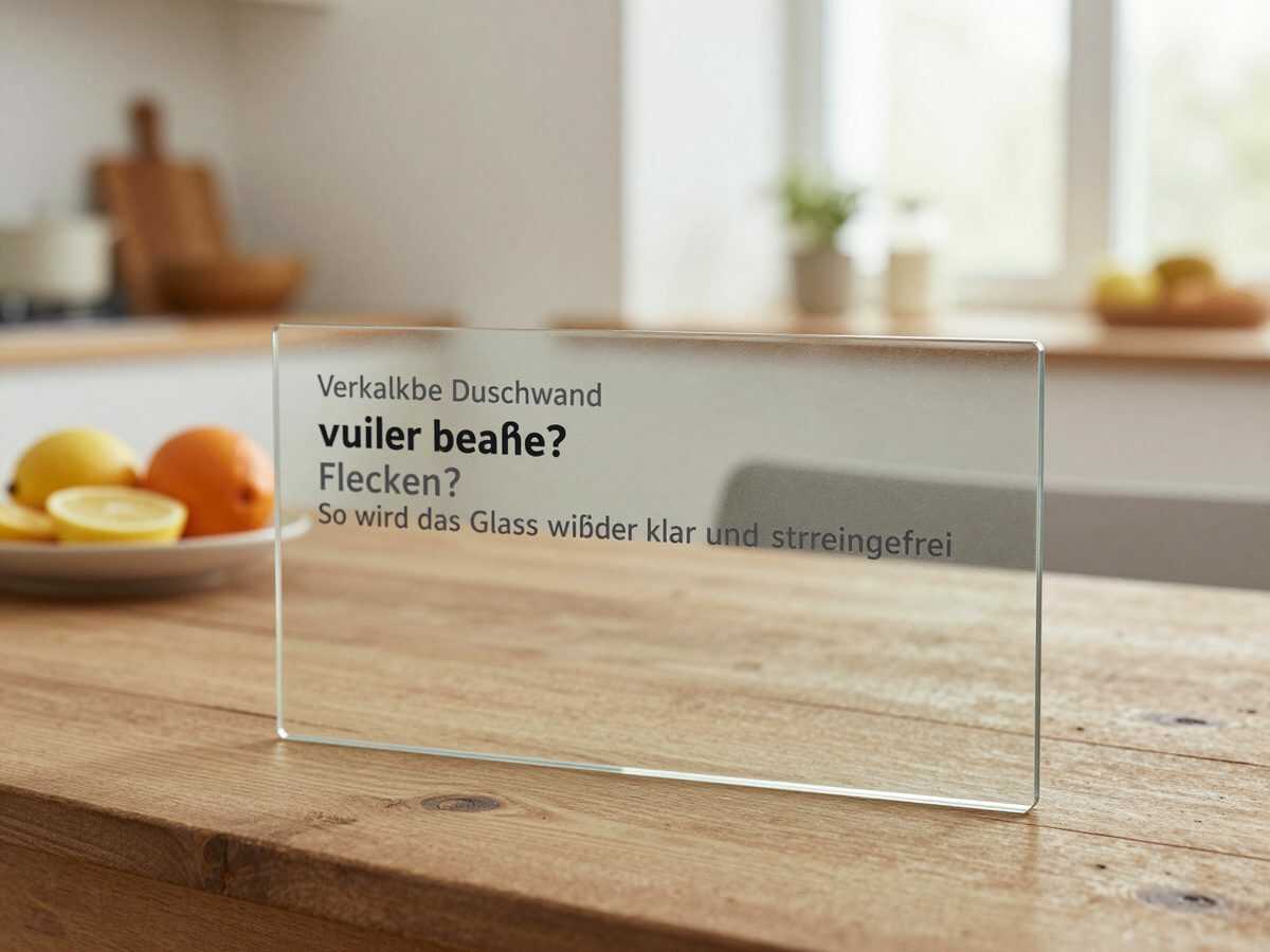 Verkalkte Duschwand voller weißer Flecken? So wird das Glas wieder klar und streifenfrei