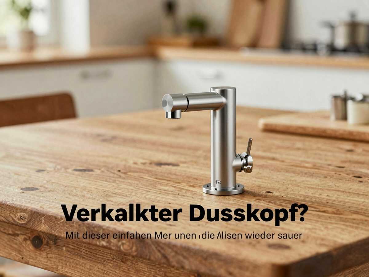 Verkalkter Duschkopf? Mit dieser einfachen Methode werden die Düsen wieder sauber und der Wasserstrahl gleichmäßig