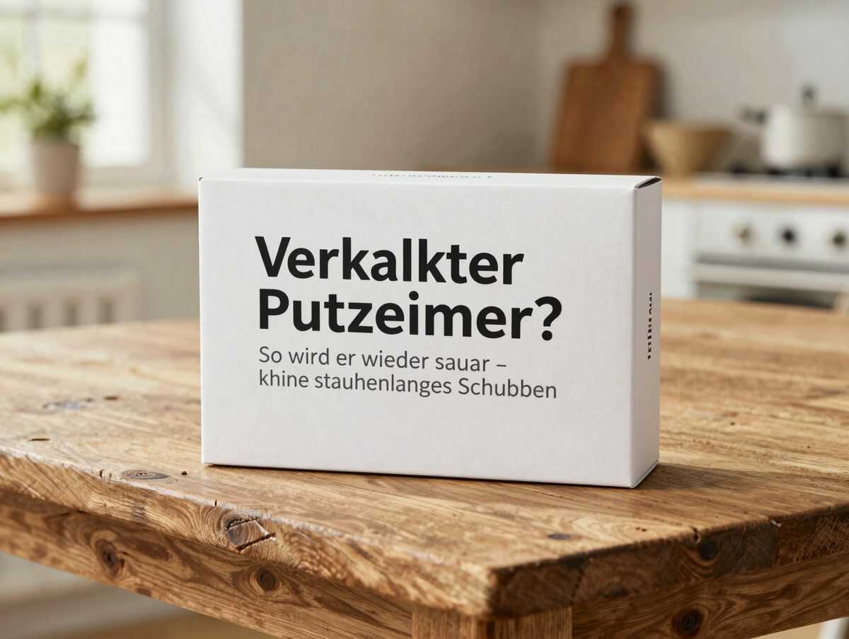 Verkalkter Putzeimer? So wird er wieder sauber – ohne stundenlanges Schrubben
