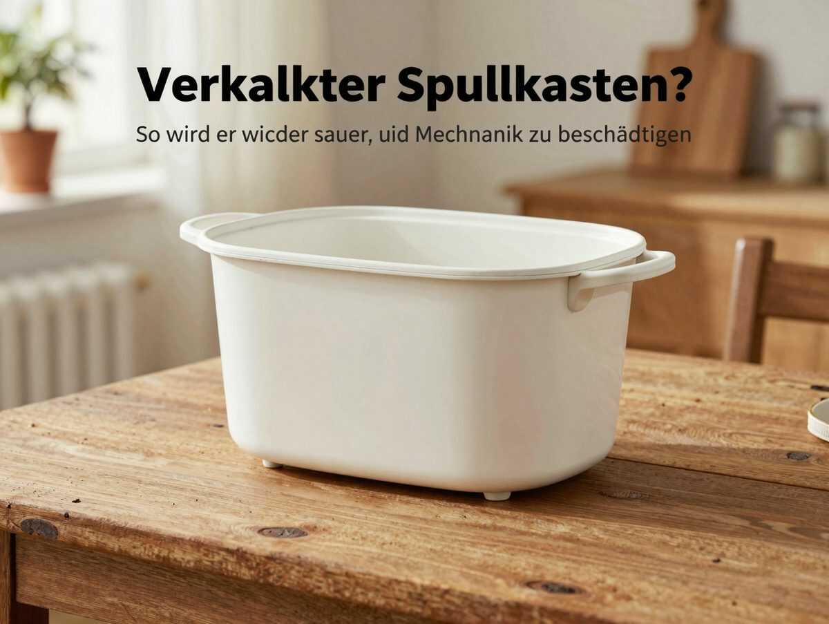 Verkalkter Spülkasten? So wird er wieder sauber, ohne Dichtungen und Mechanik zu beschädigen