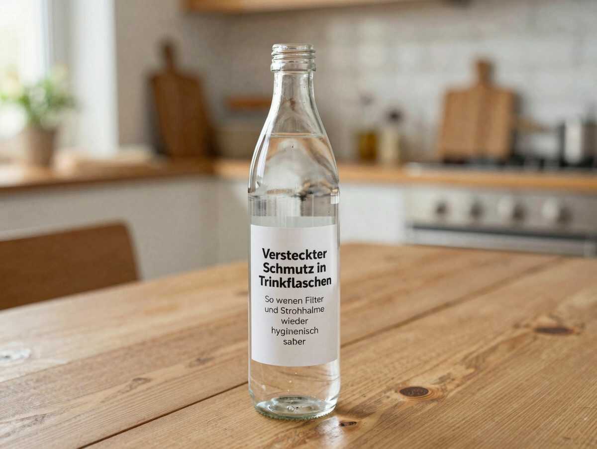 Versteckter Schmutz in Trinkflaschen: So werden Filter und Strohhalme wieder hygienisch sauber