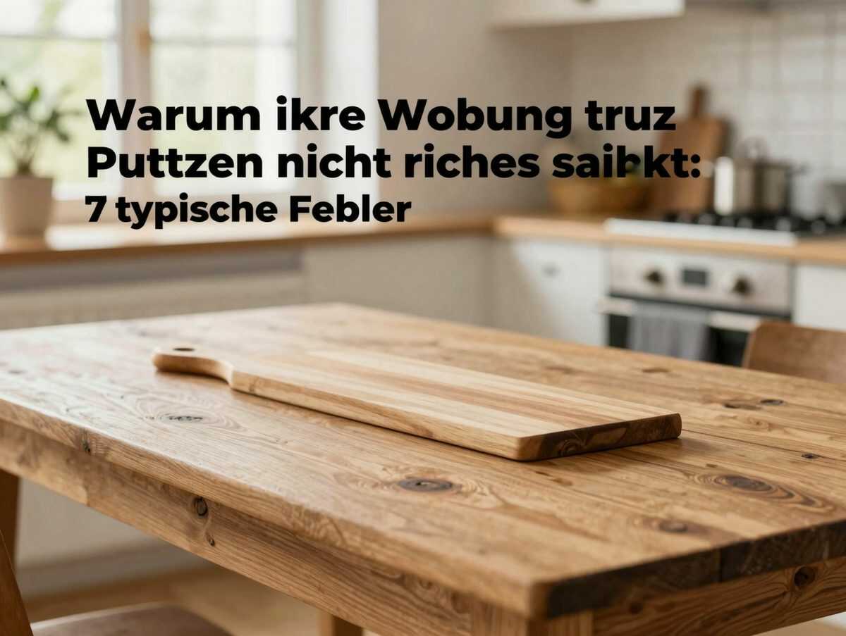 Warum Ihre Wohnung trotz Putzen nicht richtig sauber wirkt: 7 typische Fehler