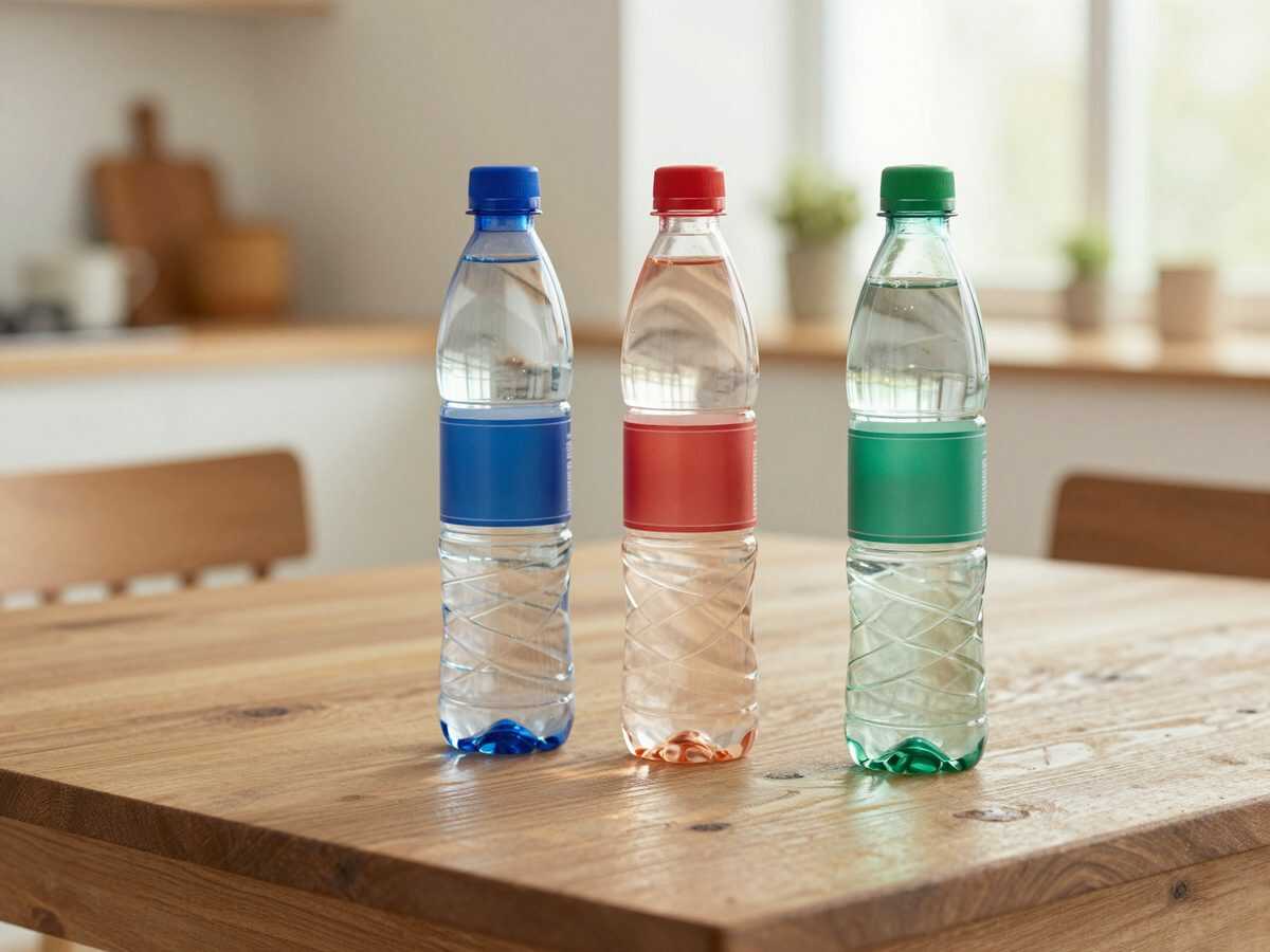 Was bedeuten die Farben von Wasserflaschen-Verschlüssen wirklich? Dieser Irrtum hält sich hartnäckig