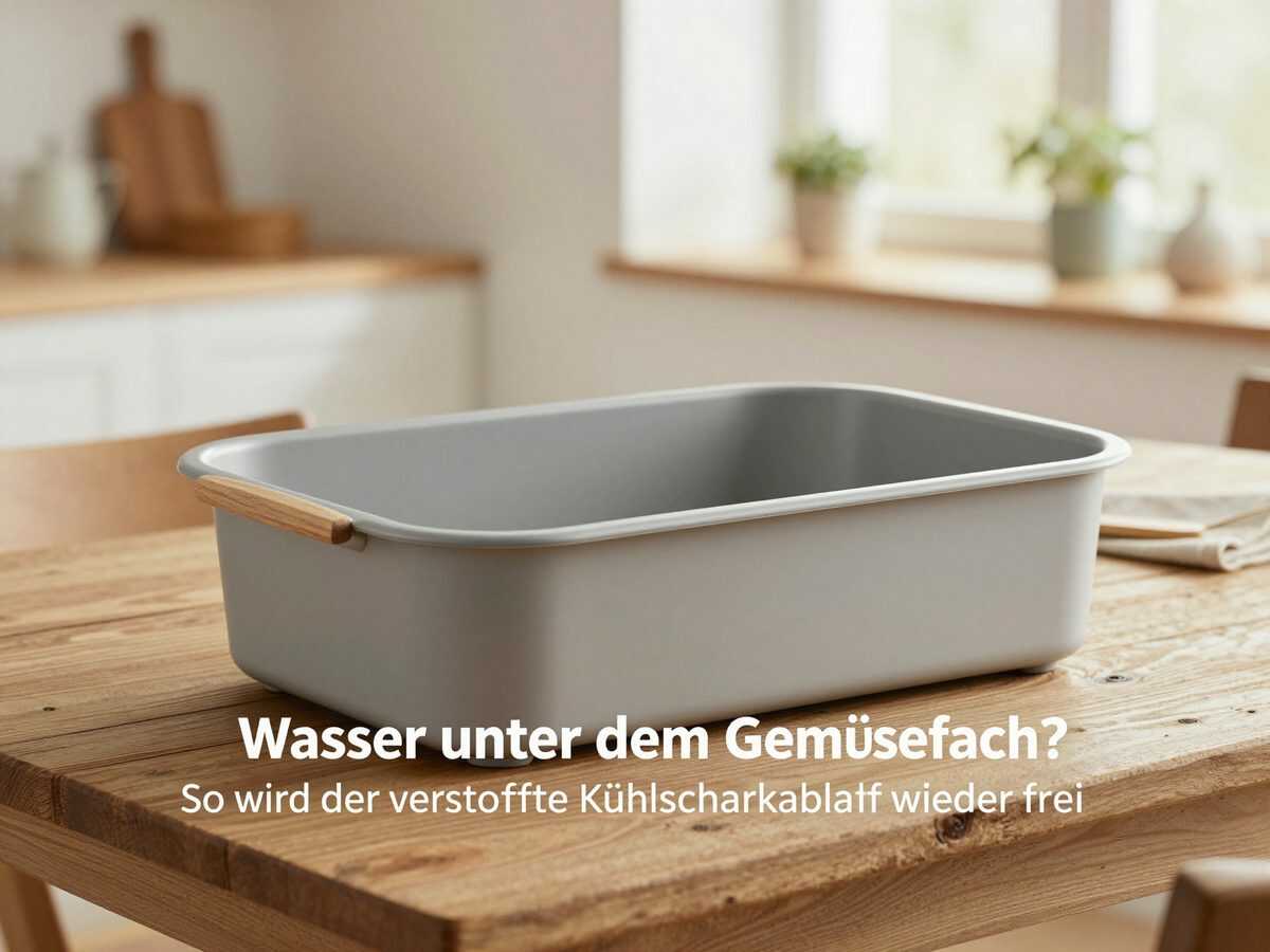 Wasser unter dem Gemüsefach? So wird der verstopfte Kühlschrankablauf wieder frei