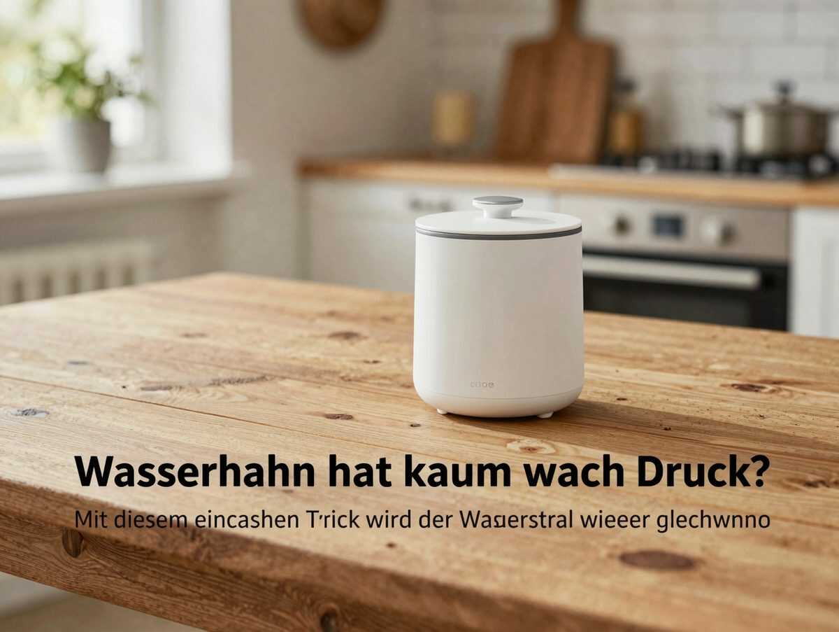 Wasserhahn hat kaum noch Druck? Mit diesem einfachen Trick wird der Wasserstrahl wieder gleichmäßig