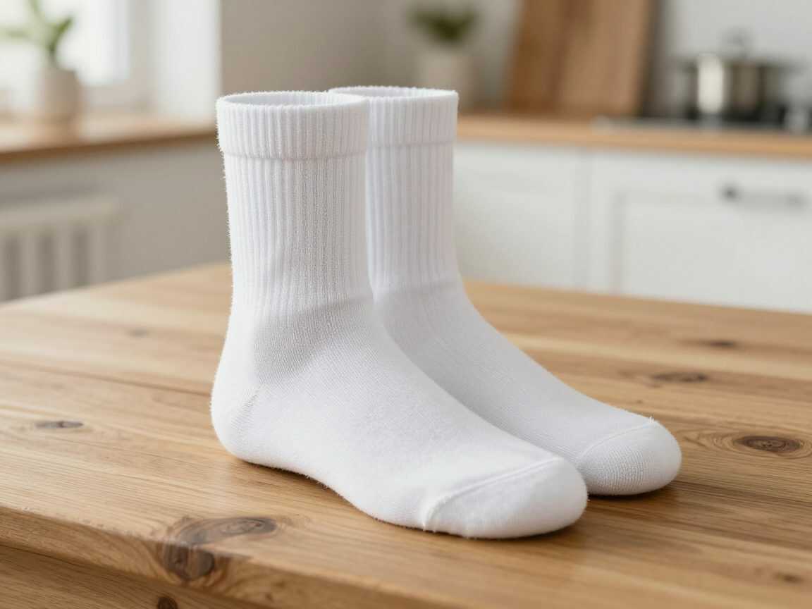Weiße Socken stark verschmutzt? So werden graue Sohlen wieder deutlich heller – ohne Chlorbleiche