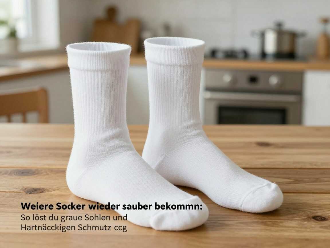 Weiße Socken wieder sauber bekommen: So löst du graue Sohlen und hartnäckigen Schmutz richtig
