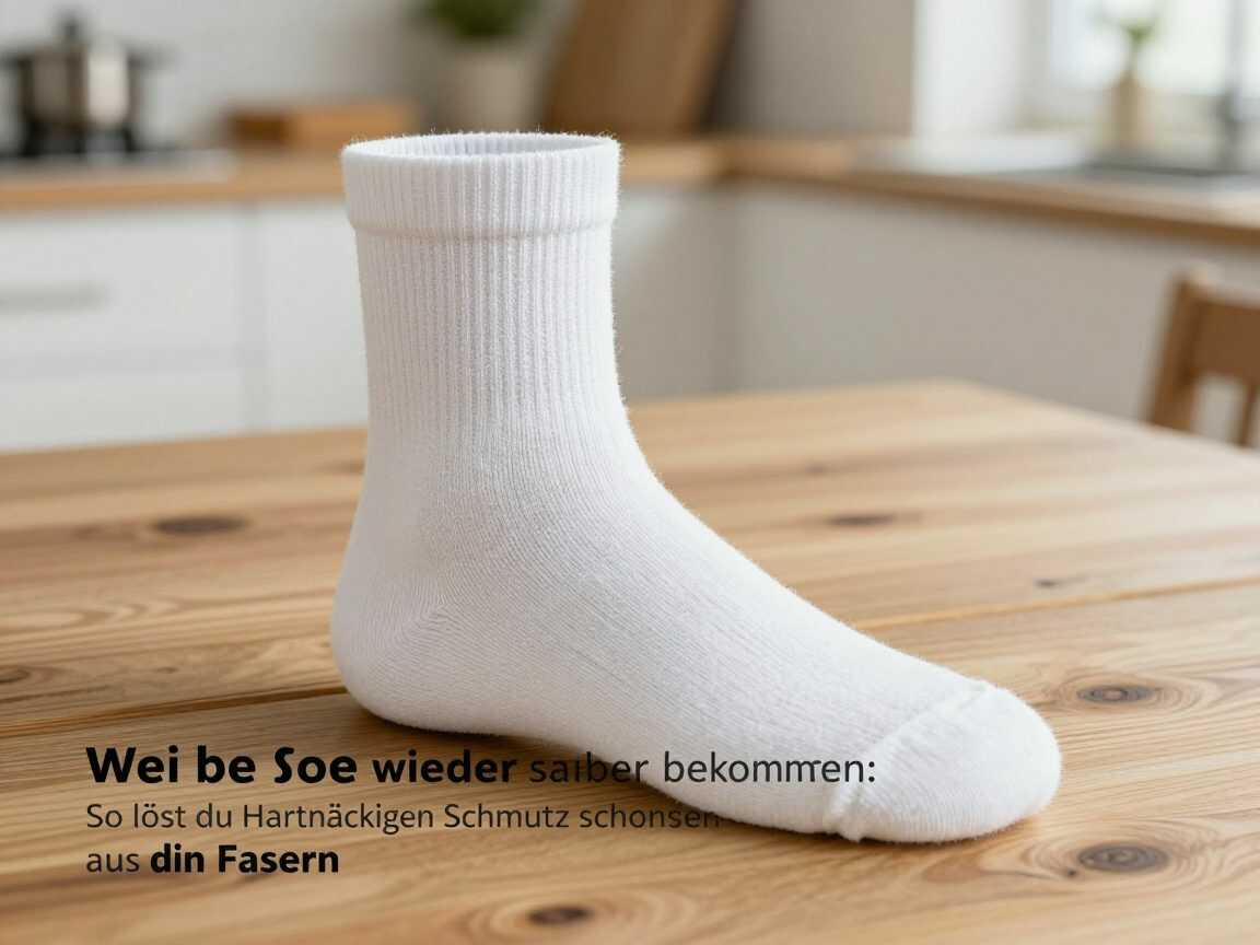Weiße Socken wieder sauber bekommen: So löst du hartnäckigen Schmutz schonend aus den Fasern