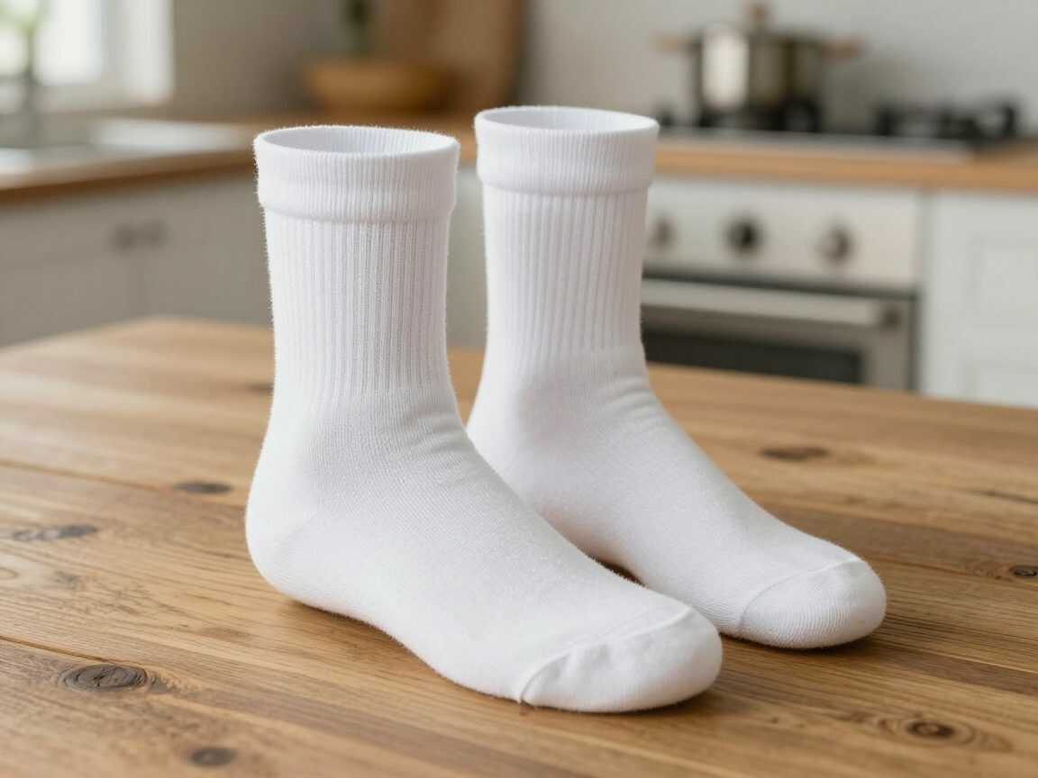 Weiße Socken wieder sauber bekommen: So verschwinden graue Sohlen und hartnäckiger Alltagsschmutz