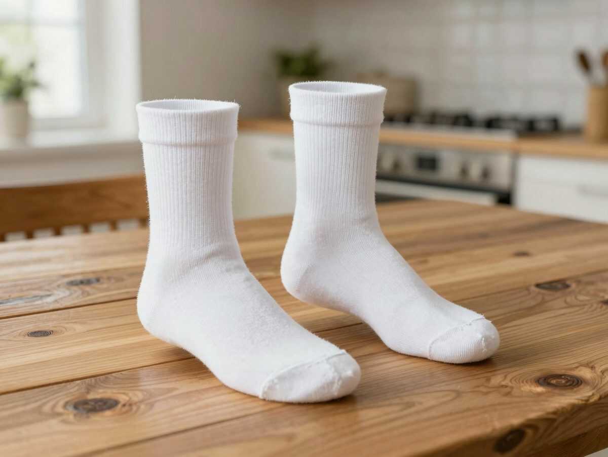 Weiße Socken wieder sauber bekommen: So verschwinden Schmutz, Grauschleier und hartnäckige Flecken