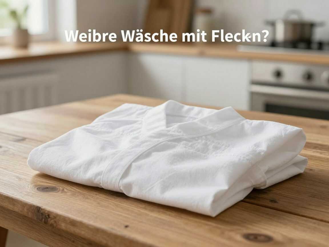 Weiße Wäsche mit Flecken? Mit diesen 4 Regeln wird sie sauber, ohne die Fasern unnötig zu belasten