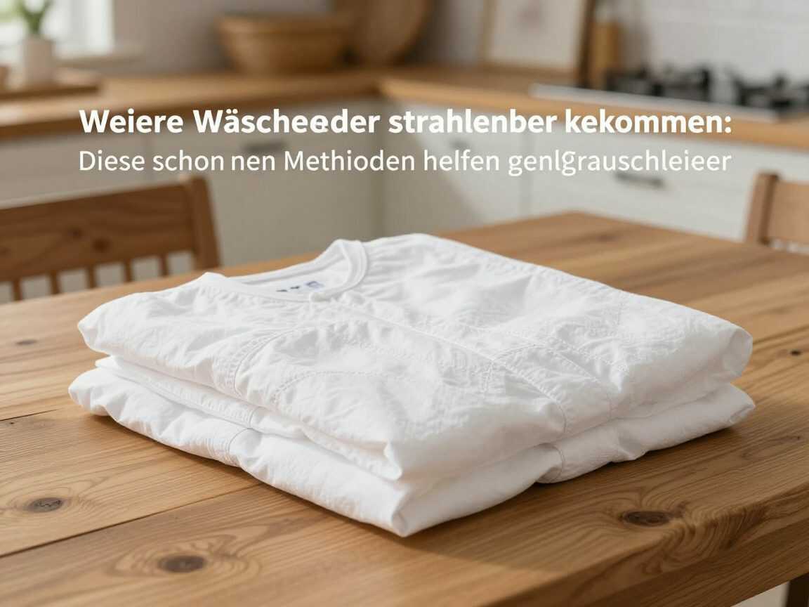 Weiße Wäsche wieder strahlender bekommen: Diese schonenden Methoden helfen gegen Grauschleier