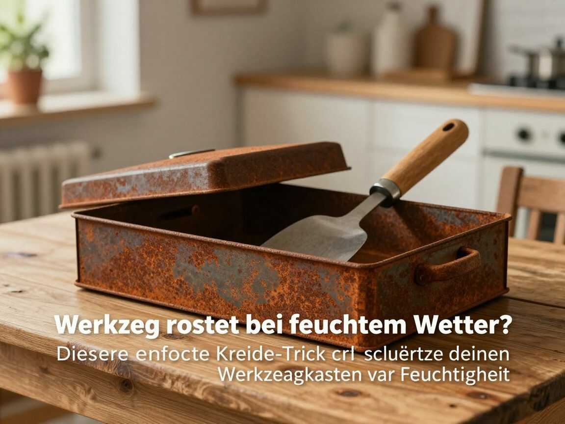 Werkzeug rostet bei feuchtem Wetter? Dieser einfache Kreide-Trick schützt deinen Werkzeugkasten vor Feuchtigkeit
