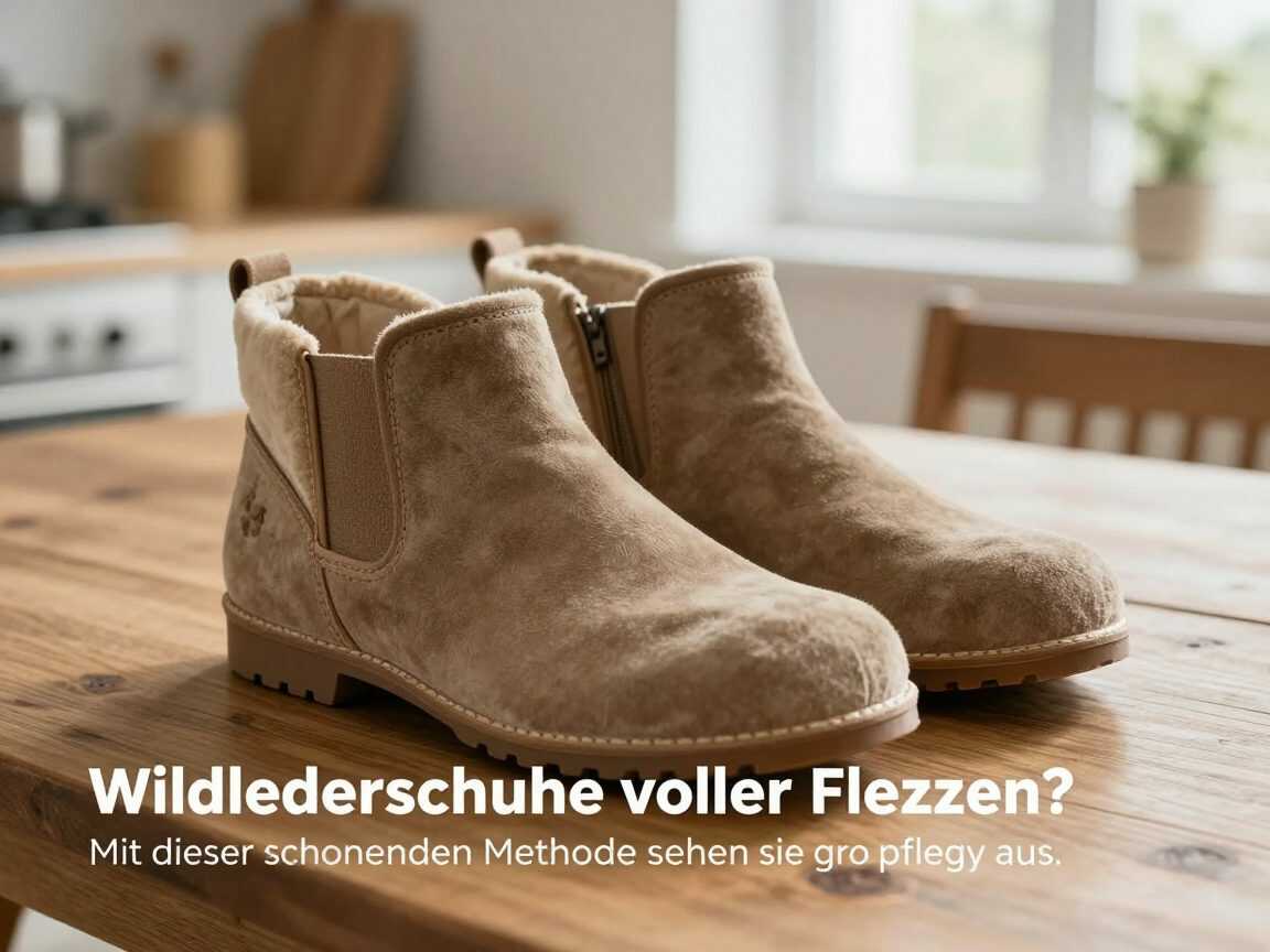 Wildlederschuhe voller Flecken? Mit dieser schonenden Methode sehen sie wieder gepflegt aus