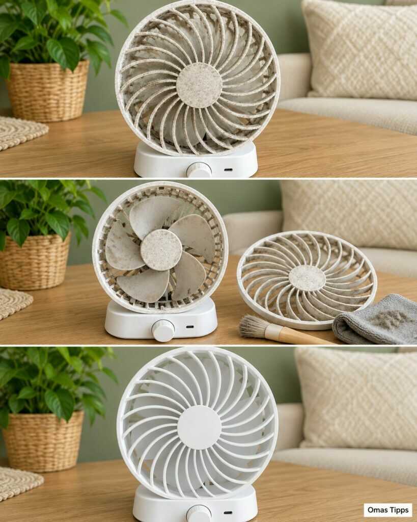 Ventilator voller Staub? So werden Gitter und Flügel wieder sauber – ohne aggressive Reiniger
