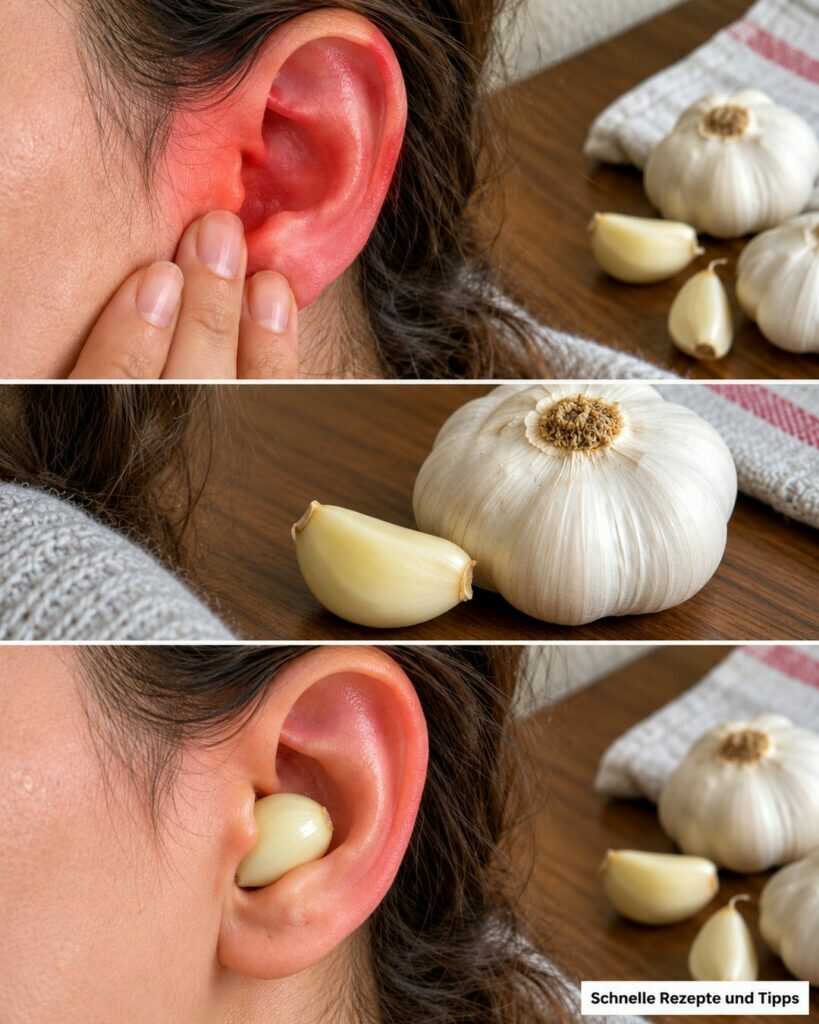 Knoblauch im Ohr? Warum du diesen Hausmittel-Trick besser nicht nachmachst