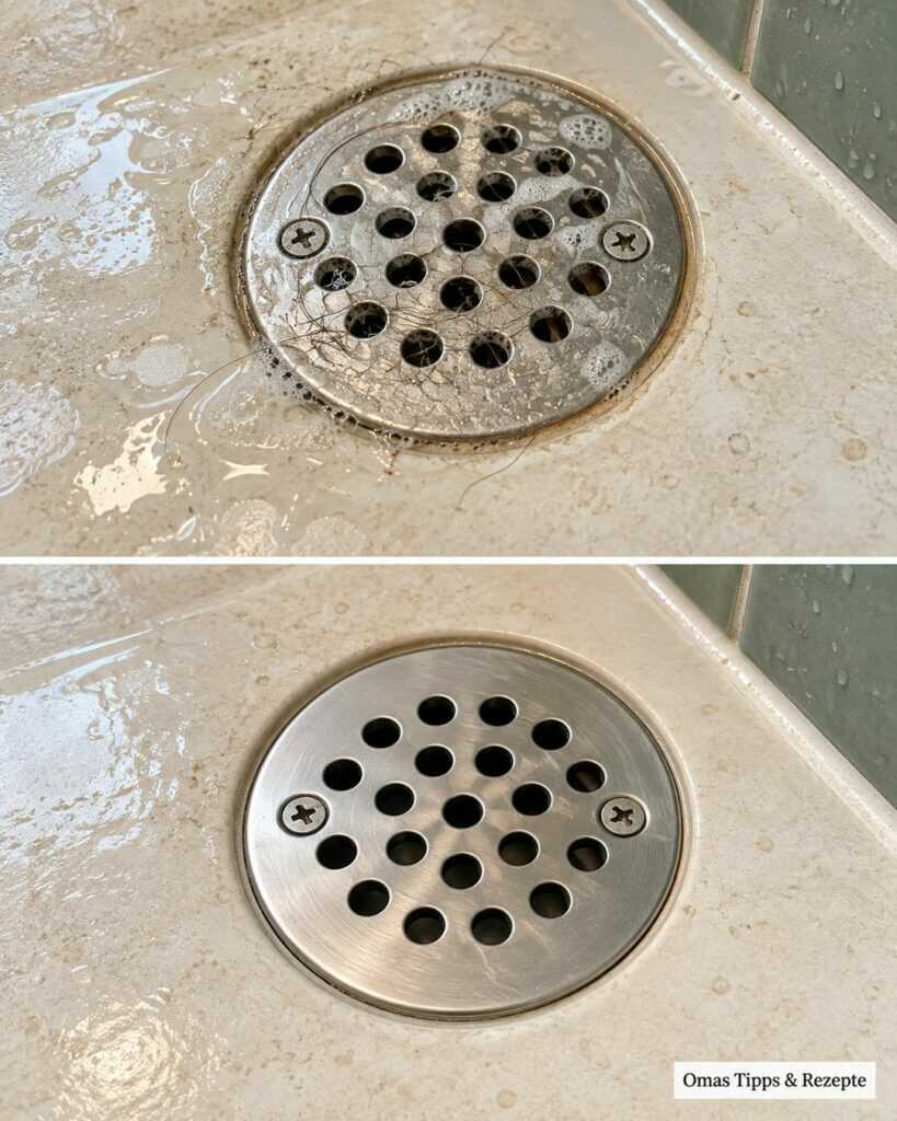 Duschabfluss reinigen: So verschwinden Haare und Seifenreste, bevor das Wasser stehen bleibt