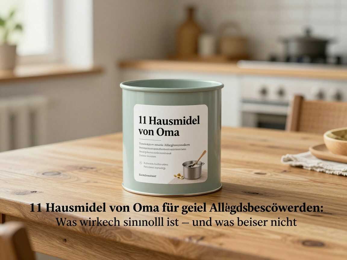11 Hausmittel von Oma für kleine Alltagsbeschwerden: Was wirklich sinnvoll ist – und was besser nicht