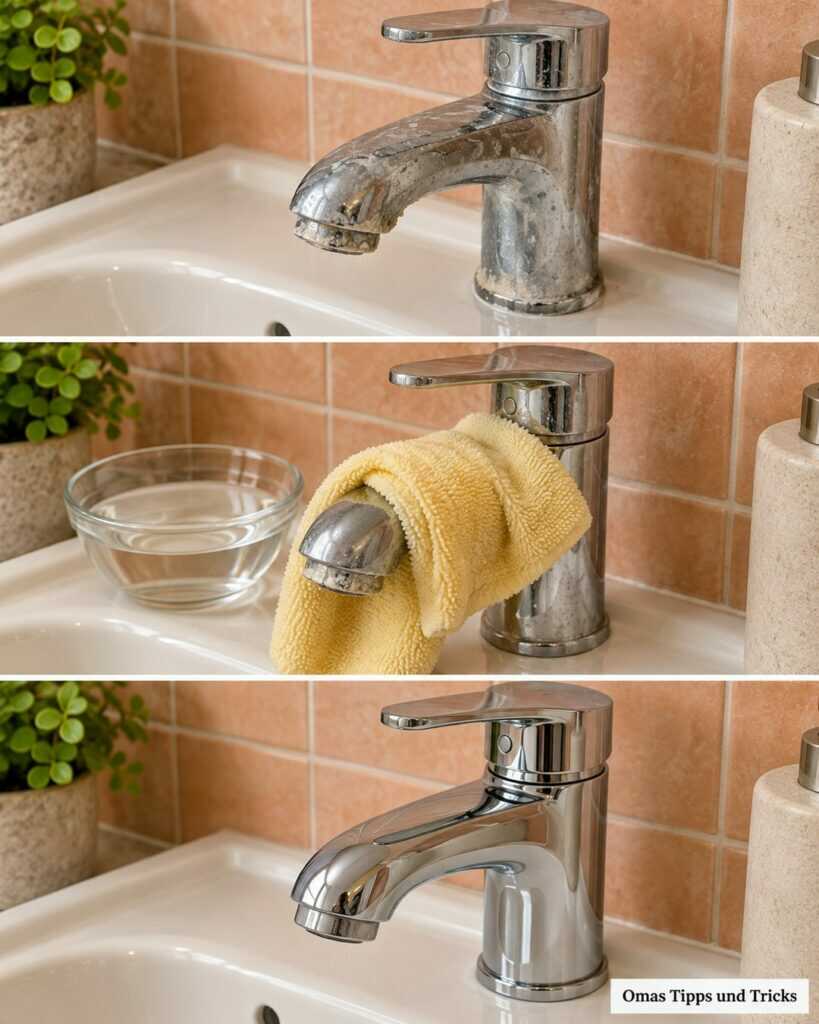 Kalk am Wasserhahn? So wird deine Armatur wieder sauber – ohne kräftiges Schrubben