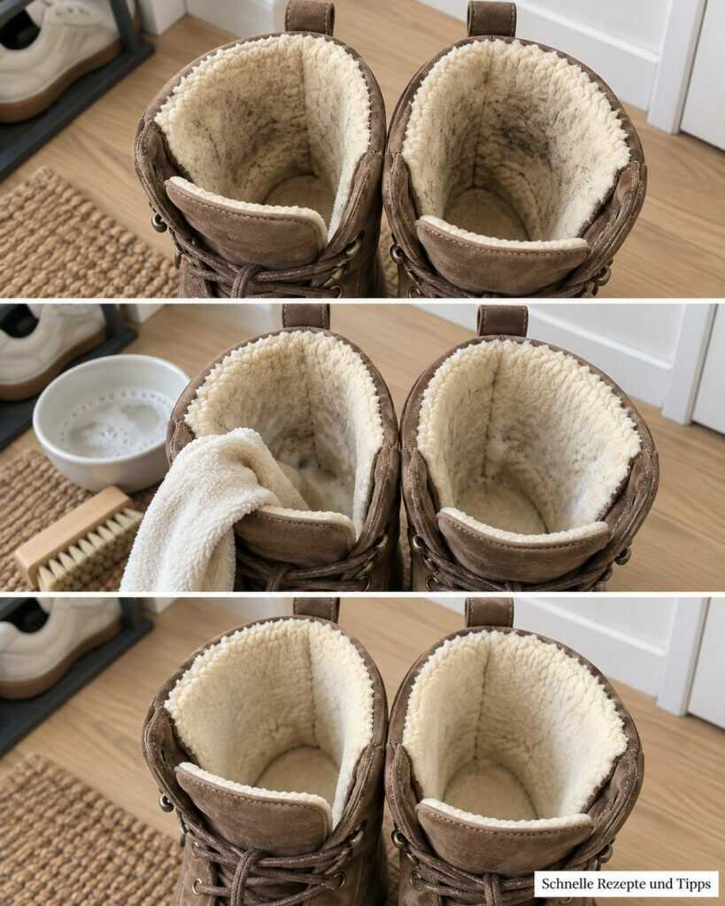 Winterstiefel innen schmutzig? So wird das flauschige Futter wieder sauber