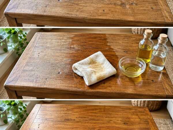 Matter Holztisch? So bringst du die Maserung wieder zum Strahlen