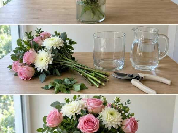 Blumenstrauß lässt die Köpfe hängen? Diese einfachen Handgriffe halten Rosen und Co. länger frisch