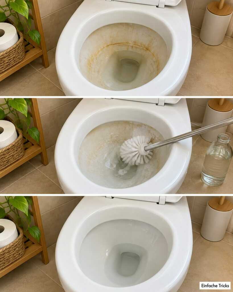 Gelbe Ränder in der Toilette? So wird die WC-Schüssel wieder sauber – ohne wildes Schrubben