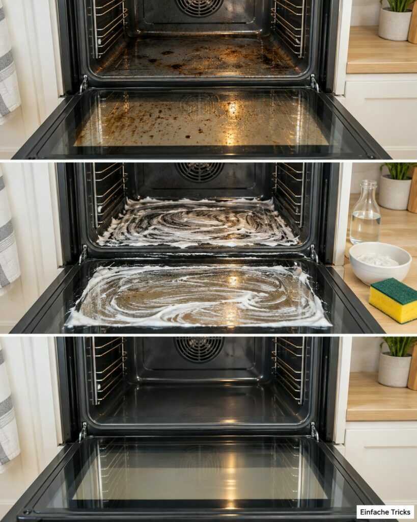 Backofen voller Fett und Krusten? So wird er mit Natron wieder sauber