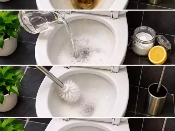 Toilette wieder strahlend sauber: So verschwinden Kalk, Urinstein und braune Ablagerungen gründlich