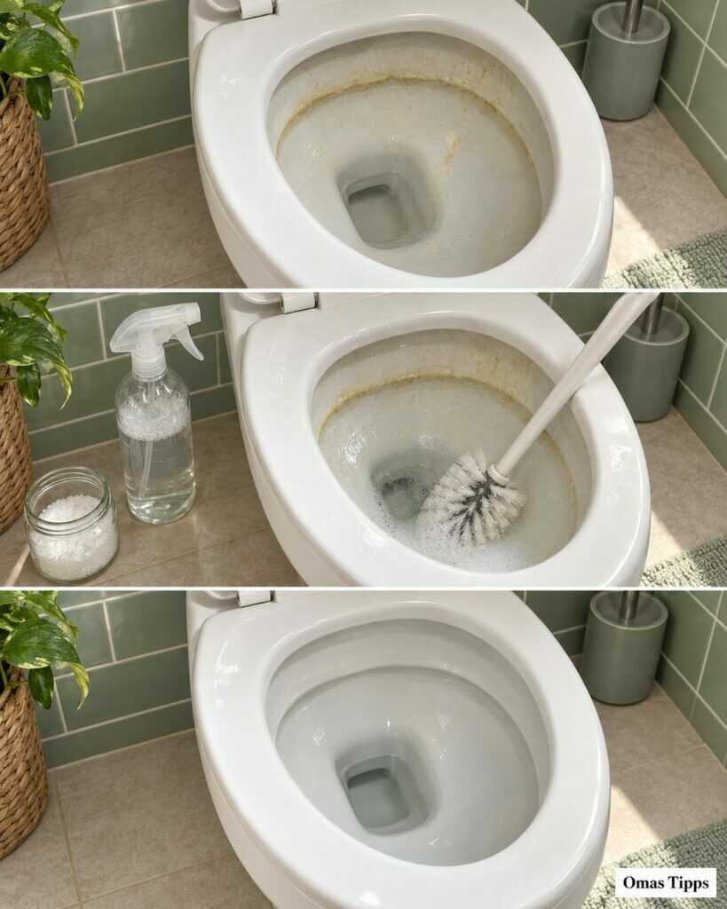 Gelber Rand in der Toilette? So löst du Kalk mit Zitronensäure und weniger Schrubben