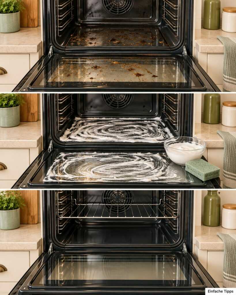 Backofen voller Fett und Krusten? So wird er mit Natron wieder sauber