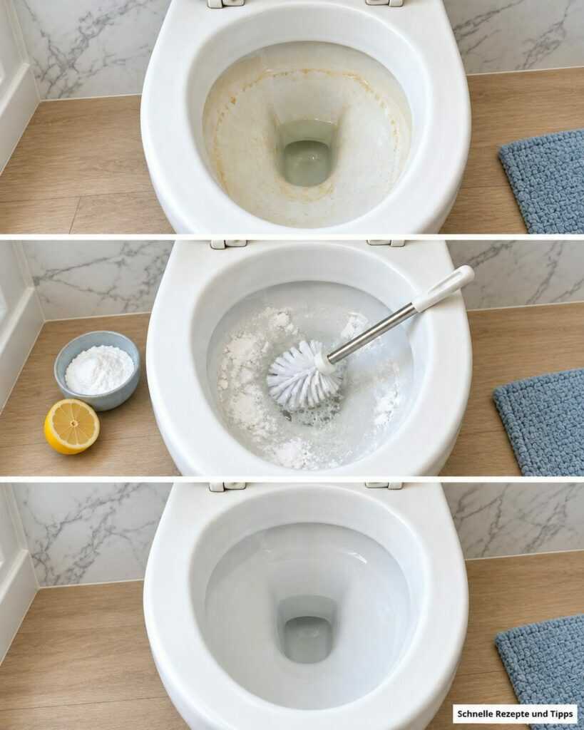 Gelbe Ränder in der Toilette? So wird die WC-Schüssel wieder sauber