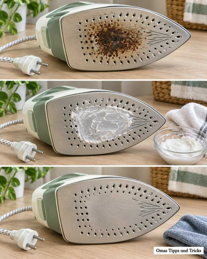 Bügeleisen verschmutzt? So entfernst du eingebrannte Rückstände, ohne die Sohle zu zerkratzen