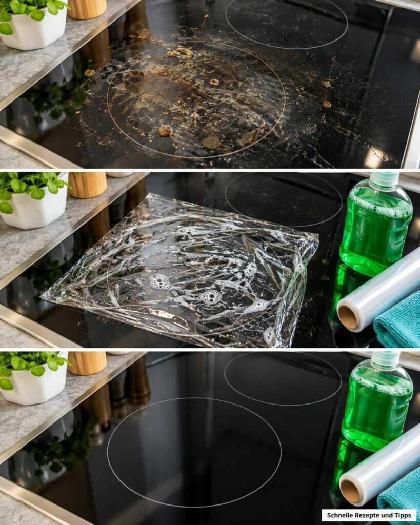 Fett und Krusten auf dem Kochfeld? So wird die Glasfläche wieder sauber, ohne sie zu zerkratzen