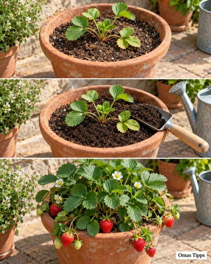 Mehr Erdbeeren aus dem Topf: Diese einfachen Pflegegriffe machen den Unterschied