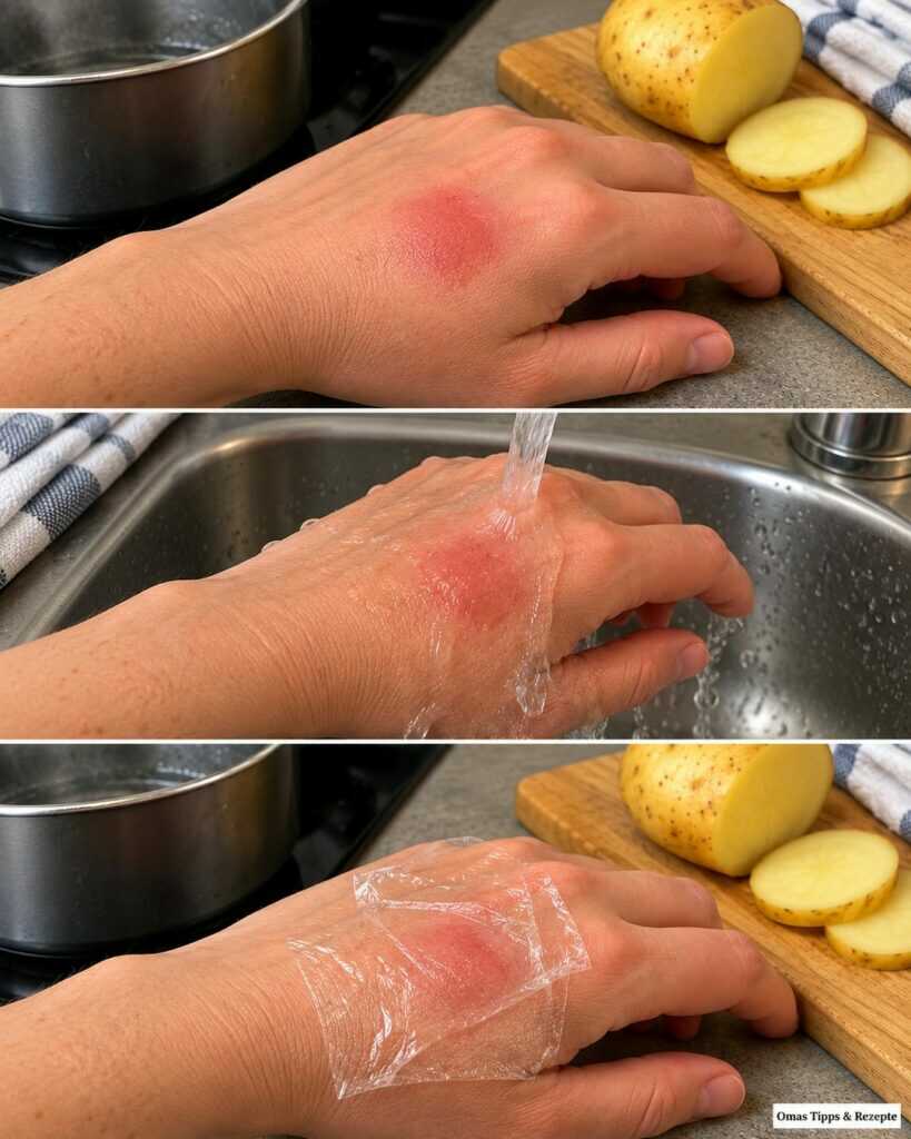 Hand am heißen Topf verbrannt? Was jetzt hilft – und warum Kartoffeln keine gute Idee sind
