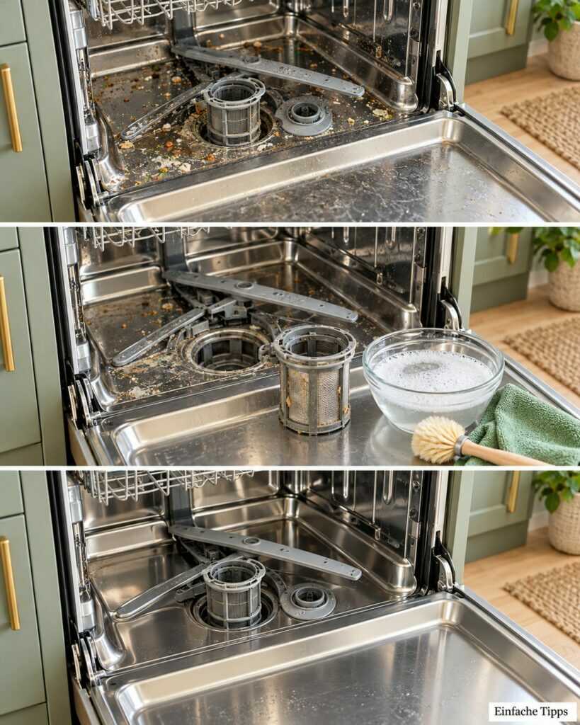 Spülmaschine riecht und spült schlecht? Diese 4 Reinigungsschritte machen den Unterschied