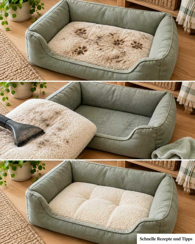 Hundebett voller Haare und Flecken? So wird der Lieblingsplatz wieder sauber und frisch