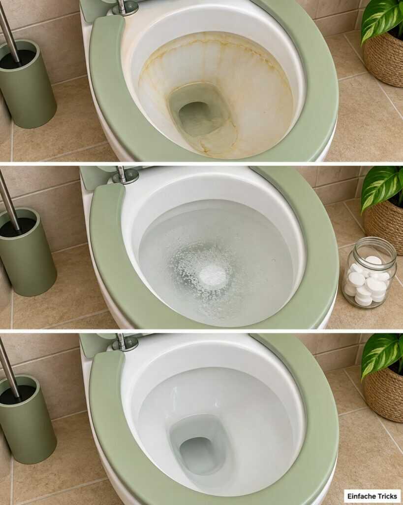 Gelbe Ränder in der Toilette? So wird die Schüssel mit einfachen Mitteln wieder sauber