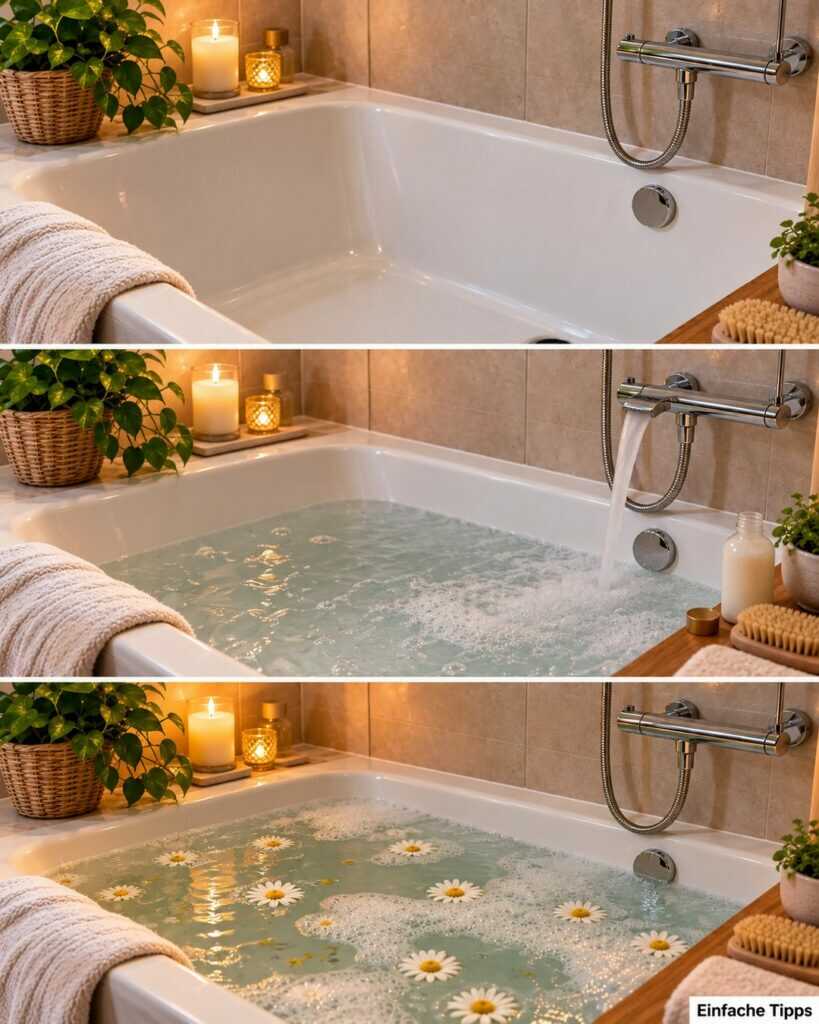 Wellness zu Hause: So wird deine Badewanne mit wenigen Handgriffen zur gemütlichen Auszeit
