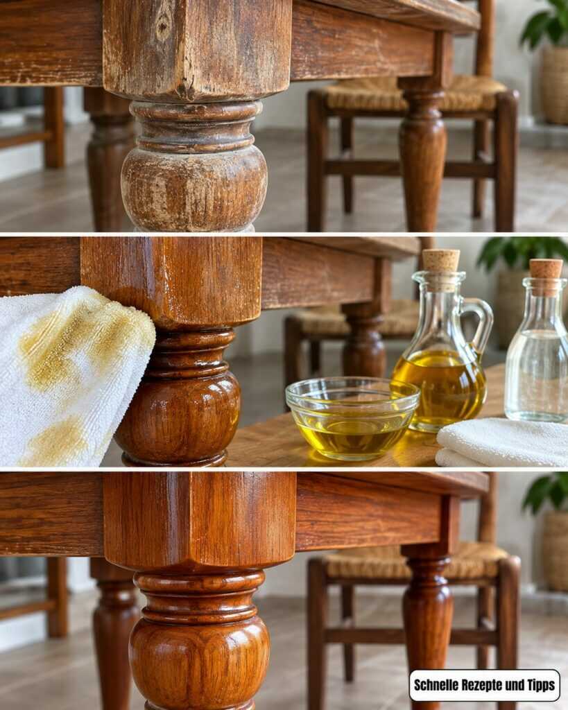 Altes Holzmöbel wieder auffrischen: So bekommt stumpfes Holz seinen natürlichen Glanz zurück