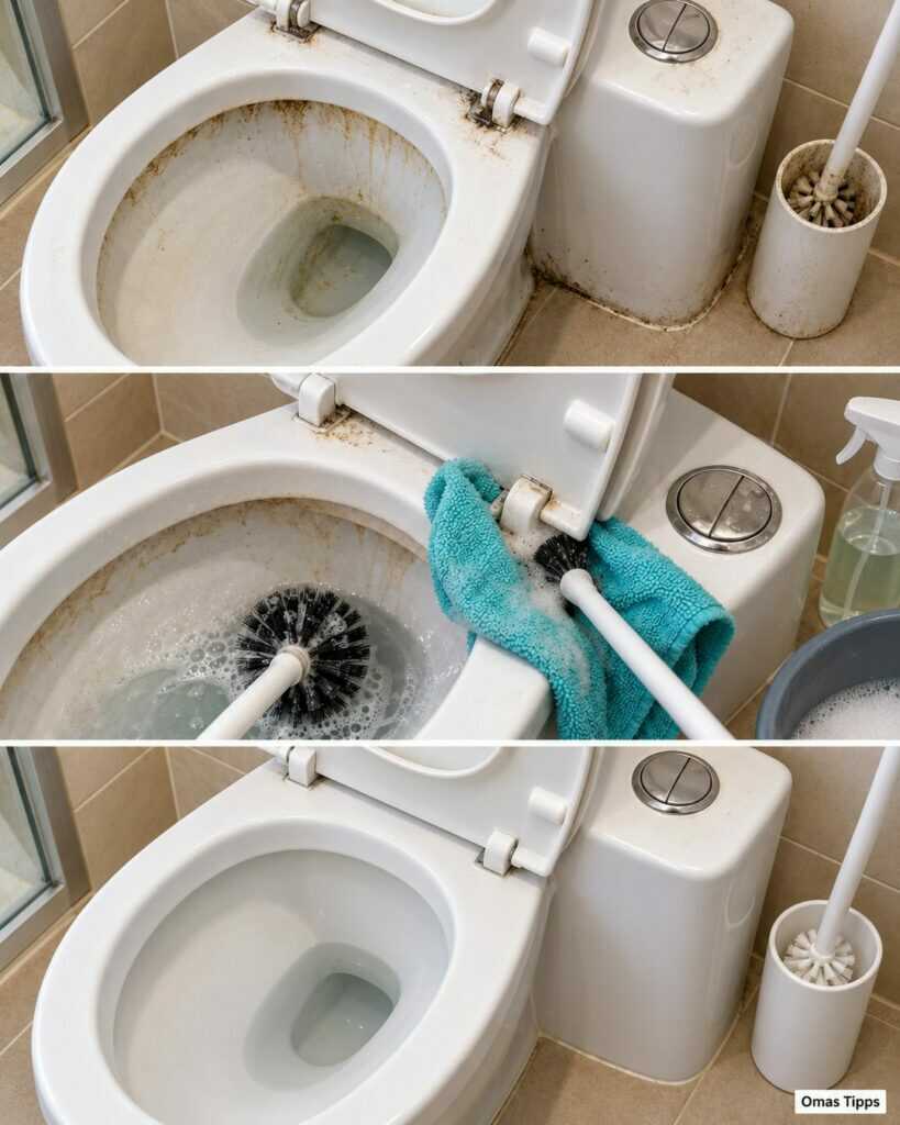 Toilette sauber, aber diese 5 Stellen vergessen? So reinigst du die versteckten Schmutzfallen