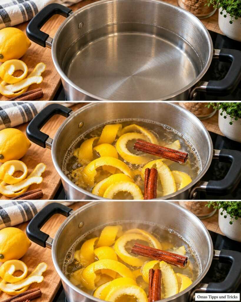 Zitronenschalen nicht wegwerfen: So duftet dein Zuhause mit Zitrone und Zimt angenehm frisch