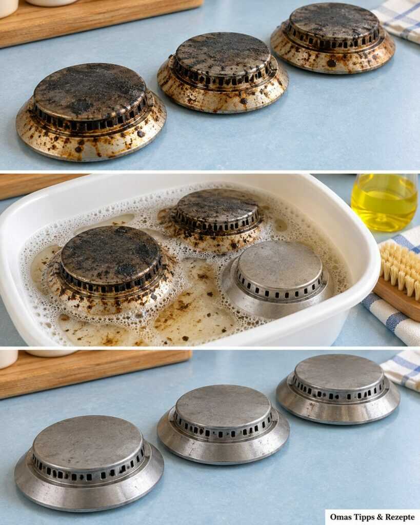 Gasbrenner voller Fett und Krusten? So werden sie mit einfachen Mitteln wieder sauber