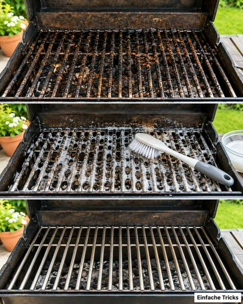 Verkrusteter Grillrost? So löst du Fett und Grillreste mit einfachen Mitteln