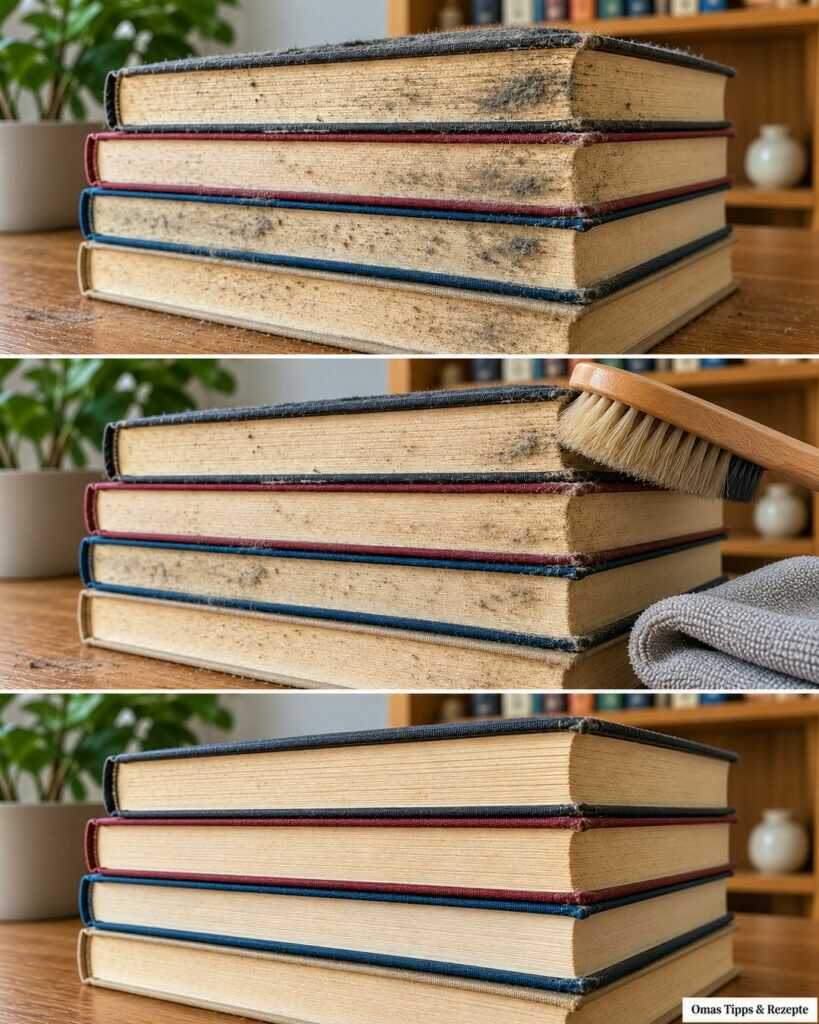 Alte Bücher entstauben: So werden Einbände und Seitenkanten schonend sauber